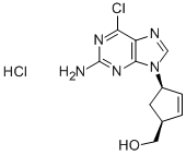 (1S–4R)-4-(2-아미노-6-클로로-9H-퓨린-9-일)-2-사이클로펜텐-1-메탄올 염산염