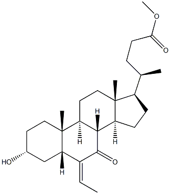 (E/Z)-3α-하이드록시-6-에틸리덴-7-케토-5β-콜란-24-오산 메틸 에스테르