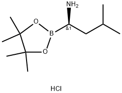 (R)-3-메틸-1-(4,4,5,5-테트라메틸-1,3,2-디옥사보롤란-2-일)부탄-1-아민 염산염
