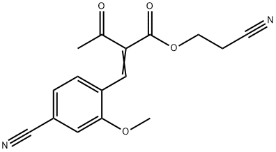 (Z)-2-시아노에틸 2-(4-시아노-2-메톡시벤질리덴)-3-옥소부타노에이트