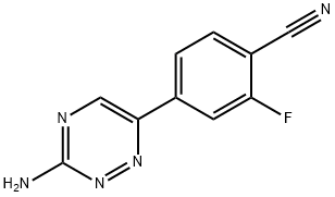 4-(3-AMINO-1,2,4-TRIAZIN-6-YL)-2-플루오로벤조니트릴