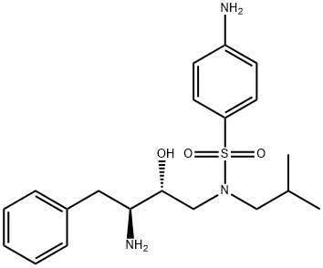 4-아미노-N-[(2R,3S)-3-AMINO-2-HYDROXY-4-페닐부틸]-N-이소부틸벤젠-1-술폰아미드