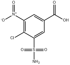 4-클로로-3-니트로-5-술파모일벤조산