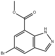 5-BROMO-7-INDAZOLECARBOXYLIC ACID 메틸 에스테르