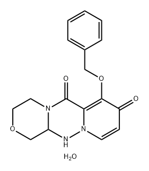 7-(벤질옥시)-3,4,12,12a-테트라히드로-1H-[1,4]옥사지노[3,4-c]피리도[2,1-f][1,2,4]트리아진-6, 8-디온, 반수화물