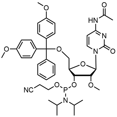DMT-2'O-Methyl-rC(ac) 포스포라미다이트