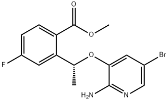 메틸(R)-2-(1-((2-아미노-5-브로모피리딘-3-일)옥시)에틸)-4-플루오로벤조에이트