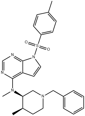 N-((3R,4R)-1-벤질-4-메틸피페리딘-3-일)-N-메틸-7-토실-7H-피롤로[2,3-d]피리미딘-4-아민