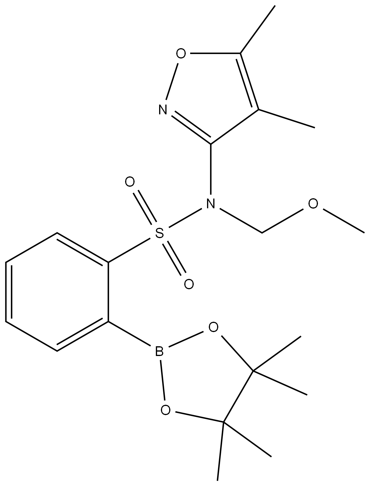 N-(4,5-디메틸이속사졸-3-일)-N-(메톡시메틸)-2-(4,4,5,5-테트라메틸-1,3,2-디옥사보롤란-2-일)벤젠술폰아미드