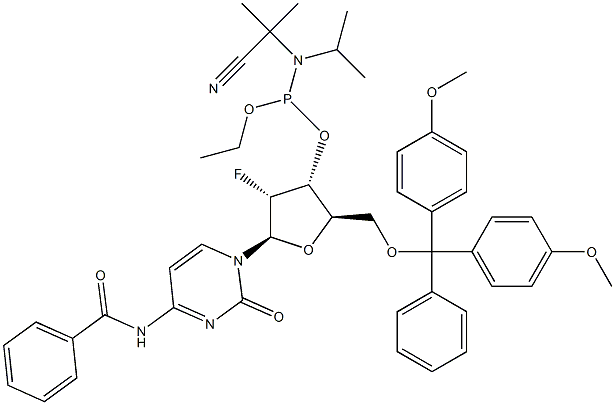 N4-벤조일-2'-데옥시-5'-O-DMT-2'-플루오로-시티딘 포스포르아미다이트
